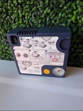 Kia Tire Inflator Compressor with Gauge - Dark Blue